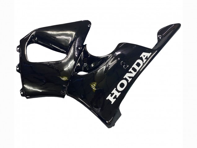 Billige Honda CBR900RR 919 Motorrad Verkleidung 1998-1999 - Glanzendes Schwarz Weiss Aufkleber