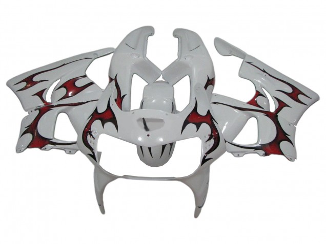 Billige Honda CBR900RR 919 Motorrad Verkleidung 1998-1999 - Weiss Rot