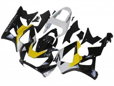 Billige Honda CBR900RR 929 Motorrad Verkleidung 2000-2001 - Weiss Gelb Glanzendes Schwarz