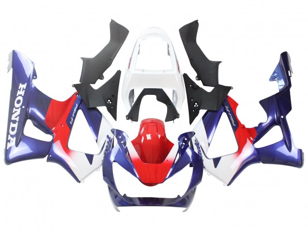 Billige Honda CBR900RR 929 Motorrad Verkleidung 2000-2001 - Weiss Rot Blau