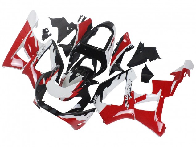 Billige Honda CBR900RR 929 Motorrad Verkleidung 2000-2001 - Weiss Rot Glanzendes Schwarz Rennen