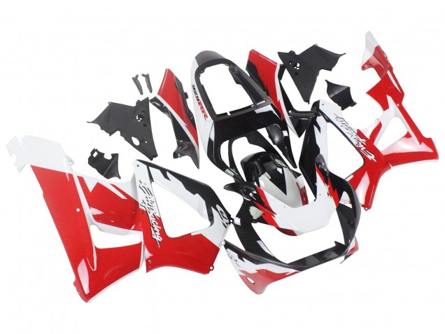 Billige Honda CBR900RR 929 Motorrad Verkleidung 2000-2001 - Weiss Rot Glanzendes Schwarz Rennen