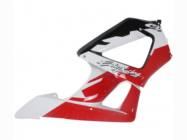 Billige Honda CBR900RR 929 Motorrad Verkleidung 2000-2001 - Weiss Rot Glanzendes Schwarz Rennen