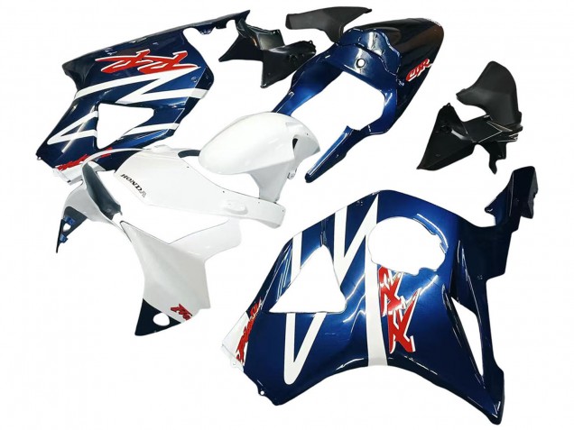 Billige Honda CBR900RR 954 Motorrad Verkleidung 2002-2003 - Weiss Dunkel Blau