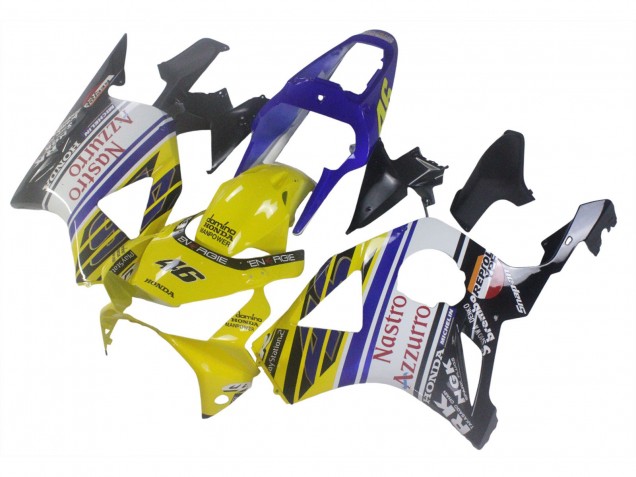 Billige Honda CBR900RR 954 Motorrad Verkleidung 2002-2003 - Blau Gelb Glanzendes Schwarz Rot Nastro Azzurro 46