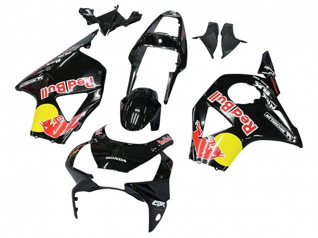 Billige Honda CBR900RR 954 Motorrad Verkleidung 2002-2003 - Glanzendes Schwarz Gelb Red Bull Michelin