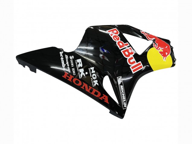 Billige Honda CBR900RR 954 Motorrad Verkleidung 2002-2003 - Glanzendes Schwarz Gelb Red Bull Michelin