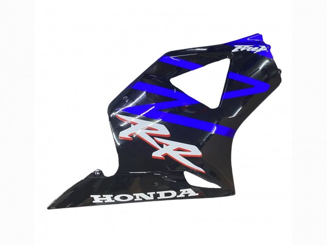 Billige Honda CBR900RR 954 Motorrad Verkleidung Kit 2002-2003 - Blau Glanzendes Schwarz