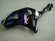 Billige Honda CBR900RR 954 Motorrad Verkleidung Kit 2002-2003 - Blau Glanzendes Schwarz