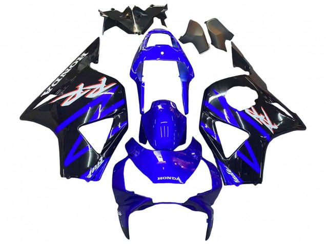 Billige Honda CBR900RR 954 Motorrad Verkleidung Kit 2002-2003 - Blau Glanzendes Schwarz