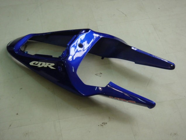 Billige Honda CBR900RR 954 Motorrad Verkleidung 2002-2003 - Blau Gelb Glanzendes Schwarz Telefonica MoviStar Castrol