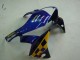 Billige Honda CBR900RR 954 Motorrad Verkleidung 2002-2003 - Blau Gelb Glanzendes Schwarz Telefonica MoviStar Castrol