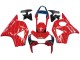 Billige Honda CBR900RR 954 Motorrad Verkleidung 2002-2003 - Rot Dunkel Blau Dunlop
