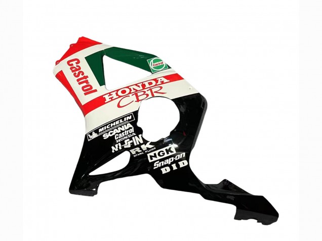 Billige Honda CBR900RR 954 Motorrad Verkleidung 2002-2003 - Weiss Rot Grun Glanzendes Schwarz Castrol