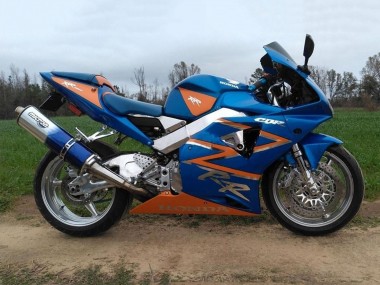 Billige Honda CBR900RR 954 Motorrad Verkleidung 2002-2003 - Orange Blau