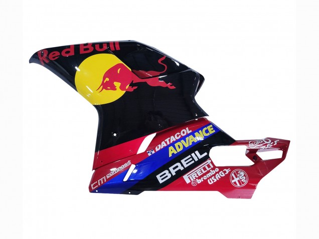 Billige Ducati 848/1098/1198 Motorrad Verkleidung 2007-2014 - Glanzendes Schwarz Gelb Blau Red Bull