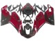 Billige Ducati 848 Motorrad Verkleidung 2007-2014 - Rot Glanzendes Schwarz