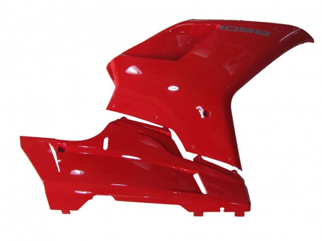 Billige Ducati 1098 Motorrad Verkleidung 2007-2014 - Rot