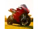 Billige Ducati 848 Motorrad Verkleidung 2007-2014 - Rot Glanzendes Schwarz