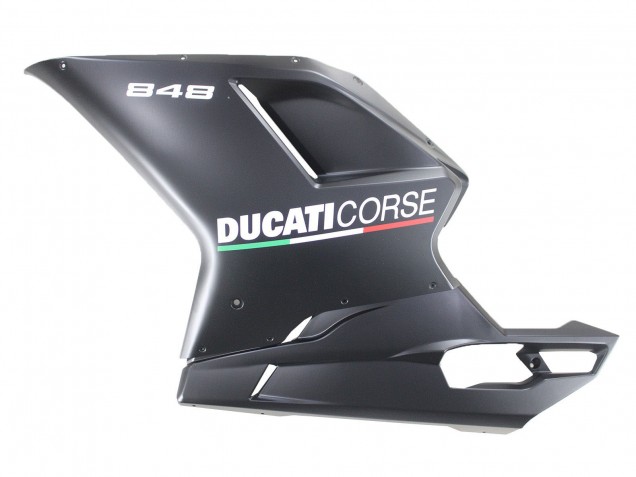 Billige Ducati 848 Motorrad Verkleidung 2007-2014 - Matt Grau