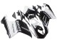 Billige Ducati 848/1098/1198 Motorrad Verkleidung 2007-2014 - Weiss Glanzendes Schwarz Corse