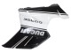 Billige Ducati 848/1098/1198 Motorrad Verkleidung 2007-2014 - Weiss Glanzendes Schwarz Corse