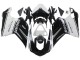 Billige Ducati 848/1098/1198 Motorrad Verkleidung 2007-2014 - Weiss Glanzendes Schwarz Corse