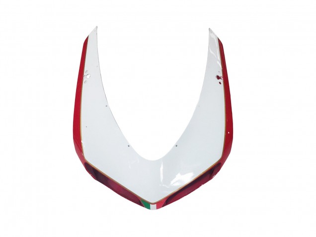 Billige Ducati 1098 Motorrad Verkleidung 2007-2014 - Weiss Rot Glanzendes Schwarz