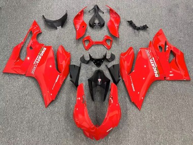 Billige Ducati 1199 Motorrad Verkleidung 2011-2014 - Rot