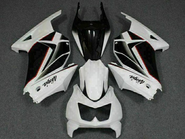 Billige Kawasaki EX250 Motorrad Verkleidung 2008-2012 - Weiss Schwarz Ninja