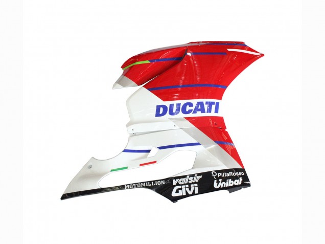 Billige Ducati Panigale 899/1199 Motorrad Verkleidung 2011-2014 - Weiss Rot Grun Blau Glanzendes Schwarz Flex-Box