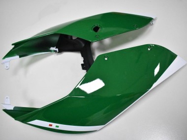 Billige Ducati Panigale 899 Motorrad Verkleidung 2011-2014 - Weiss Rot Dunkel Grun