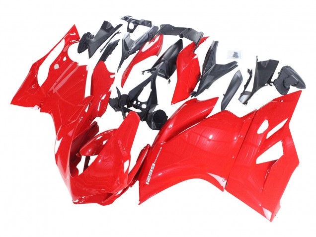 Billige Ducati 1299 Motorrad Verkleidung 2015-2020 - Rot