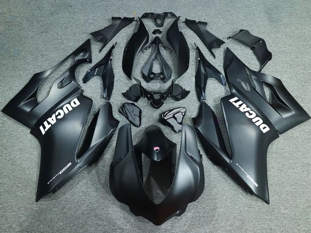Billige Ducati 1299 Motorrad Verkleidung 2015-2020 - Matt Schwarz