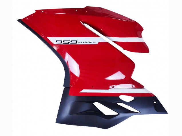 Billige Ducati 959 Motorrad Verkleidung 2015-2020 - Rot Matt Schwarz