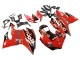Billige Ducati 959/1299 Motorrad Verkleidung 2015-2020 - Rot Glanzendes Schwarz Fiamm