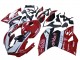 Billige Ducati 959/1299 Motorrad Verkleidung 2015-2020 - Weiss Rot Schwarz Aruba 7