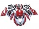 Billige Ducati 959/1299 Motorrad Verkleidung 2015-2020 - Weiss Rot Schwarz Aruba 7