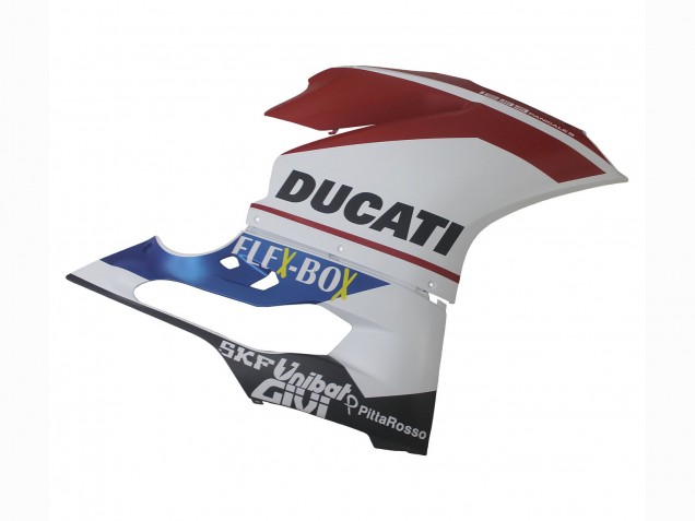 Billige Ducati 1299 Motorrad Verkleidung 2015-2020 - Weiss Rot Blau Matt Schwarz Unibat Flex-Box