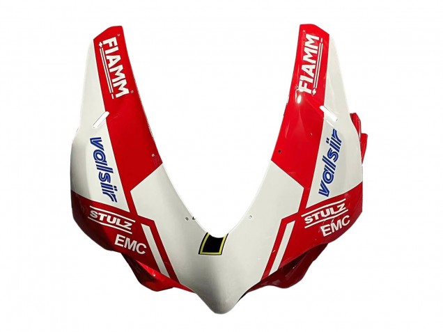 Billige Ducati 959/1299 Motorrad Verkleidung 2015-2020 - Weiss Rot Grun Valsir Fiamm 7