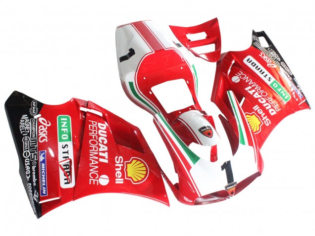 Billige Ducati 748/916/996/998 Motorrad Verkleidung 1993-2005 - Weiss Rot Gelb Grun Glanzendes Schwarz Performance