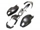 Billige Ducati Monster 696 796 1100 1100S Motorrad Verkleidung 2008-2012 - Matt Schwarz