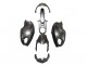 Billige Ducati Monster 696 796 1100 1100S Motorrad Verkleidung 2008-2012 - Matt Schwarz