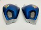 Billige Ducati Monster 696 796 1100 1100S Motorrad Verkleidung 2008-2012 - Dunkel Blau Silber