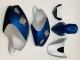 Billige Ducati Monster 696 796 1100 1100S Motorrad Verkleidung 2008-2012 - Dunkel Blau Silber