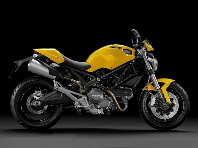 Billige Ducati Monster 696 796 1100 1100S Motorrad Verkleidung 2008-2012 - Gelb