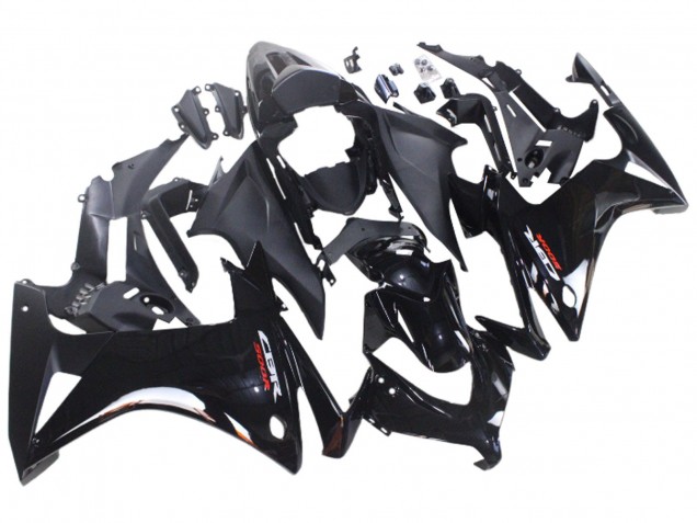 Billige Honda CBR500R Motorrad Verkleidung 2013-2015 - Glanzendes Schwarz Matt Schwarz
