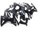 Billige Honda CBR500R Motorrad Verkleidung 2013-2015 - Glanzendes Schwarz Matt Schwarz