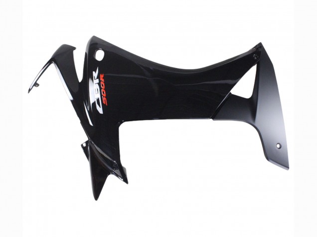 Billige Honda CBR500R Motorrad Verkleidung 2013-2015 - Glanzendes Schwarz Matt Schwarz
