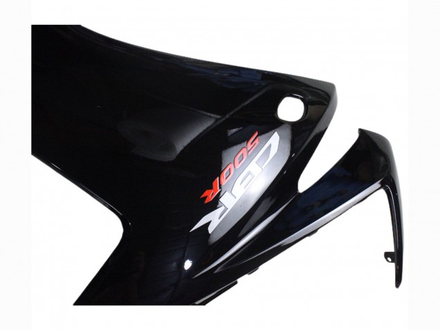Billige Honda CBR500R Motorrad Verkleidung 2013-2015 - Glanzendes Schwarz Matt Schwarz